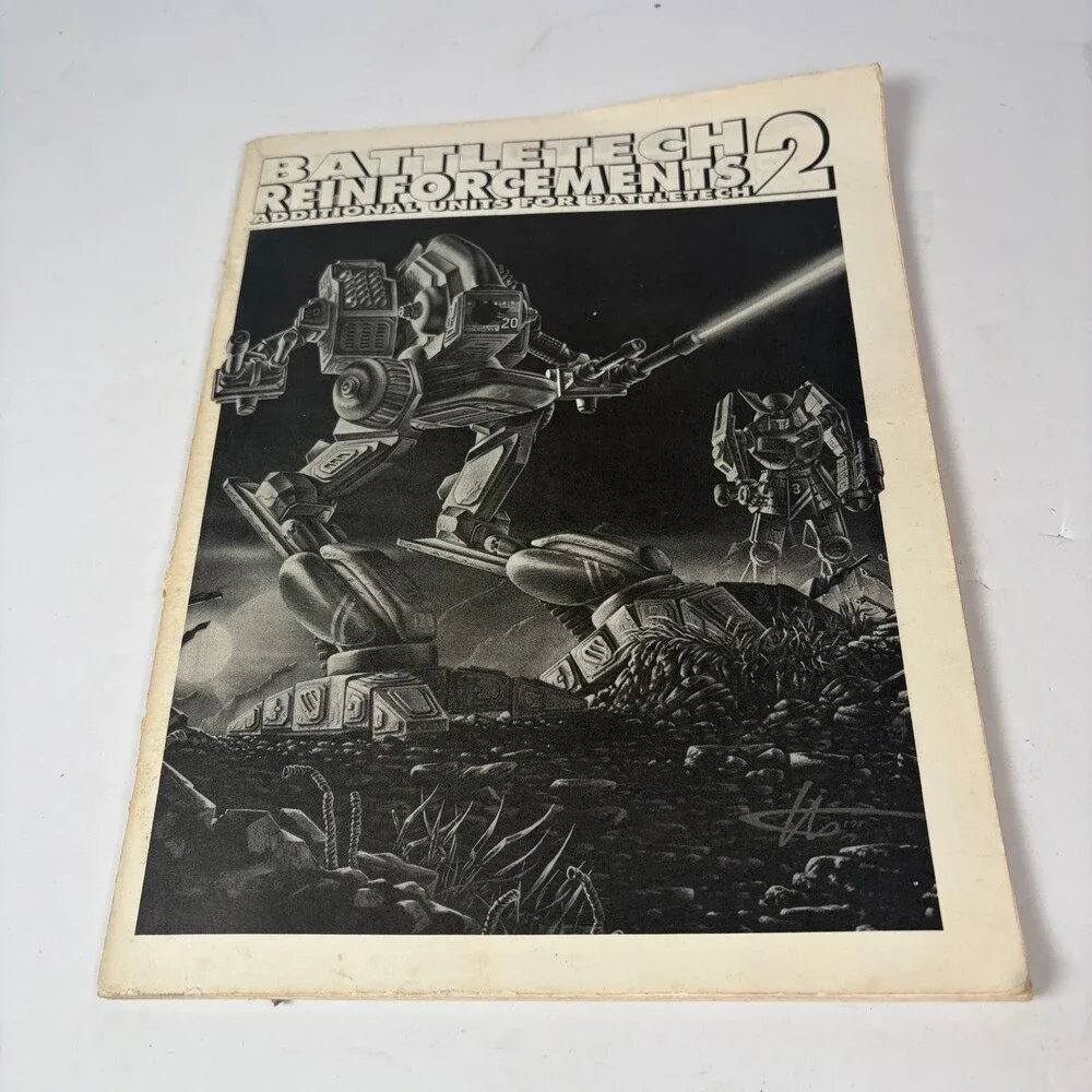 BattleTech Reinforcements 2 Additional Units FASA Corp 1986 Sourcebook Vintage